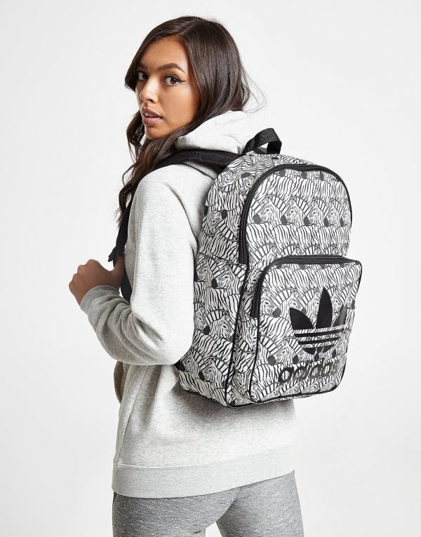 Adidas Originals Classic Zebra Backpack Reppu Musta