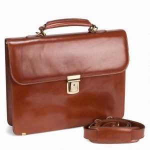 Baron Small Briefcase Tietokonelaukku Cognac