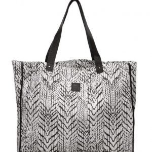 Black Lily Paige Beach Canvas Bag