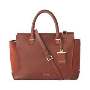 Calvin Klein Carolyn Suede Tote Nahkalaukku