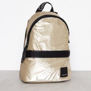 Calvin Klein Fluid Backpack Metalic Reppu Kulta