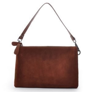 Ceannis Oak Suede Two Pocket Bag Laukku Ruosteenvärinen