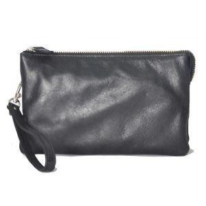 Ceannis Three Pocket Bag Laukku Nahka / Musta