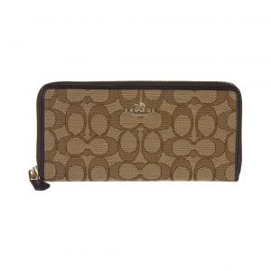 Coach Accordion Zip Wallet Logo Lompakko