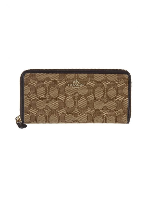 Coach Accordion Zip Wallet Logo Lompakko