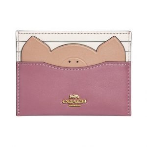 Coach Card Case With Pig Korttikotelo