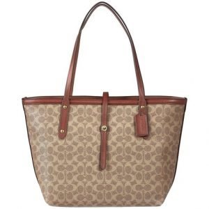 Coach Coated Canvas Signature Market Tote Laukku