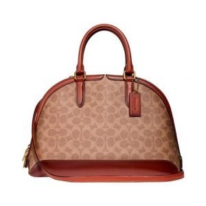 Coach Coated Canvas Signature Quinn Satchel Laukku