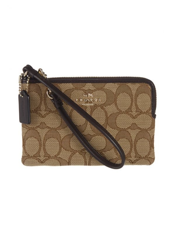 Coach Corner Zip Wristlet Lompakko