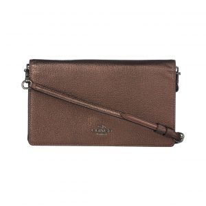 Coach Foldover Crossbody Pebble Leather Nahkalaukku