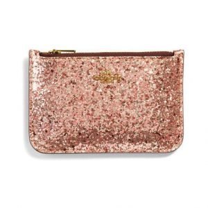 Coach Glitter Zip Card Case Korttikotelo