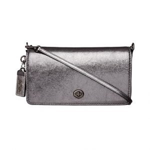 Coach Metallic Dinky Crossbody Nahkalaukku