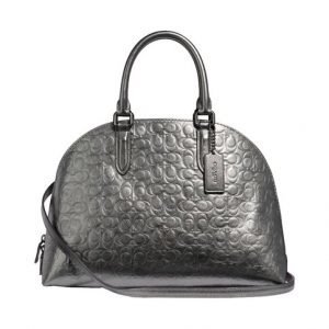 Coach Metallic Signature Quinn Satchel Nahkalaukku