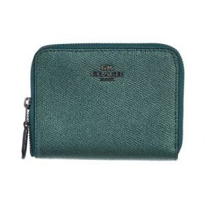 Coach Metallic Small Zip Around Nahkalompakko