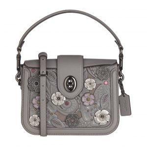 Coach Page Crossbody Tearose Applique Nahkalaukku