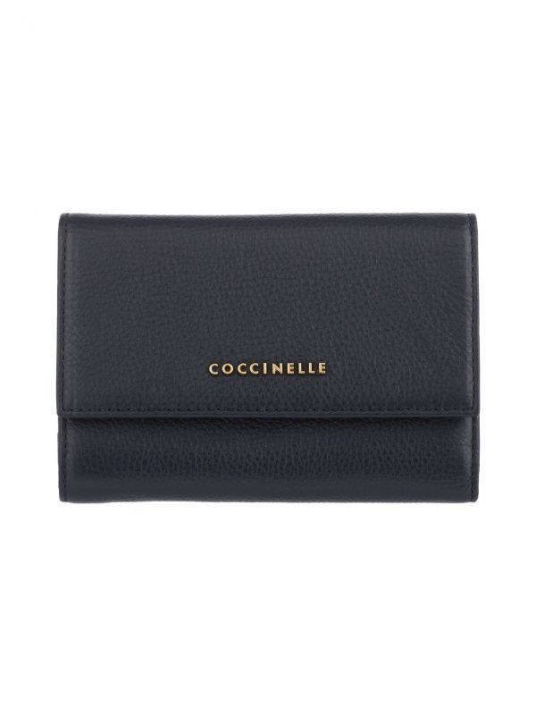 Coccinelle Metallic Soft Medium Flap Nahkalompakko