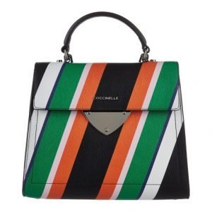 Coccinelle Stripes Print Handbag Nahkalaukku