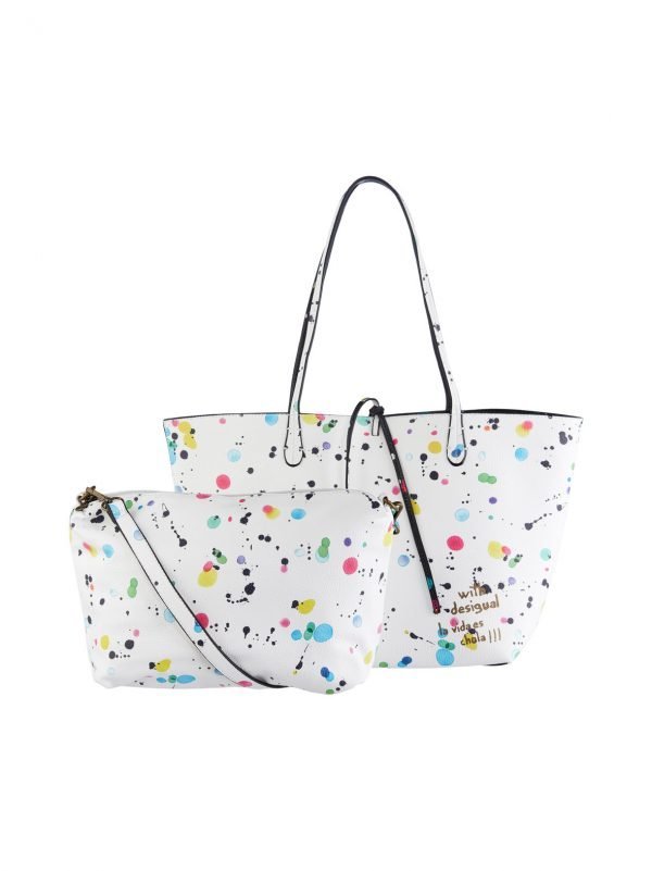 Desigual Capri New Splatter Reversible Shopper Laukku