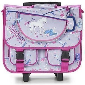 Dessins Animés BELLA SARA CARTABLE TROLLEY 41CM pyörillä kulkeva koululaukku