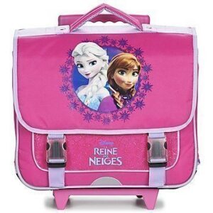 Disney REINE DES NEIGES CARTABLE TROLLEY 38CM pyörillä kulkeva koululaukku