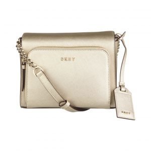 Dkny Bryant Park Metallic Chain Item Saffiano Nahkalaukku