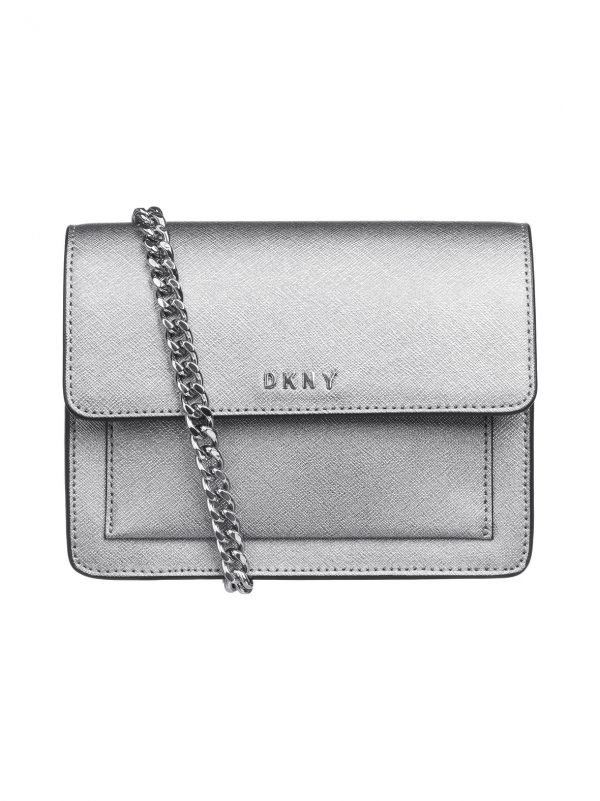 Dkny Bryant Park Metallic Chain Nahkalaukku