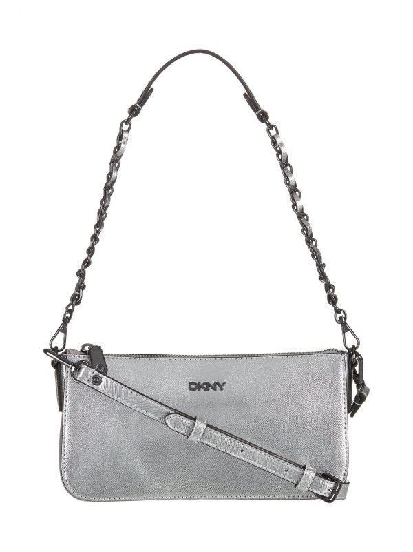 Dkny Bryant Park Metallic Crossbody Nahkalaukku