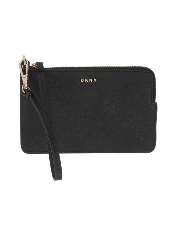 Dkny Bryant Park Saffiano Small Wristlet Pouch Nahkalompakko