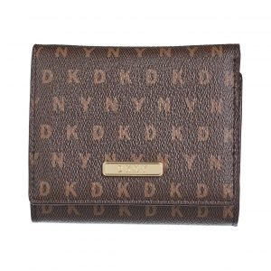 Dkny Coated Logo Medium Trifold Lompakko