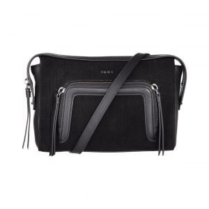 Dkny Gansevoort Pinstripe Grid Crossbody Nahkalaukku