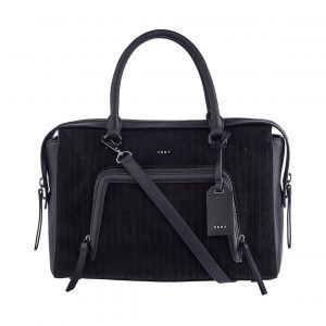 Dkny Gansevoort Pinstripe Grid Large Satchel Nahkalaukku