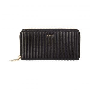 Dkny Gansevoort Pinstripe Quilted Nahkalompakko