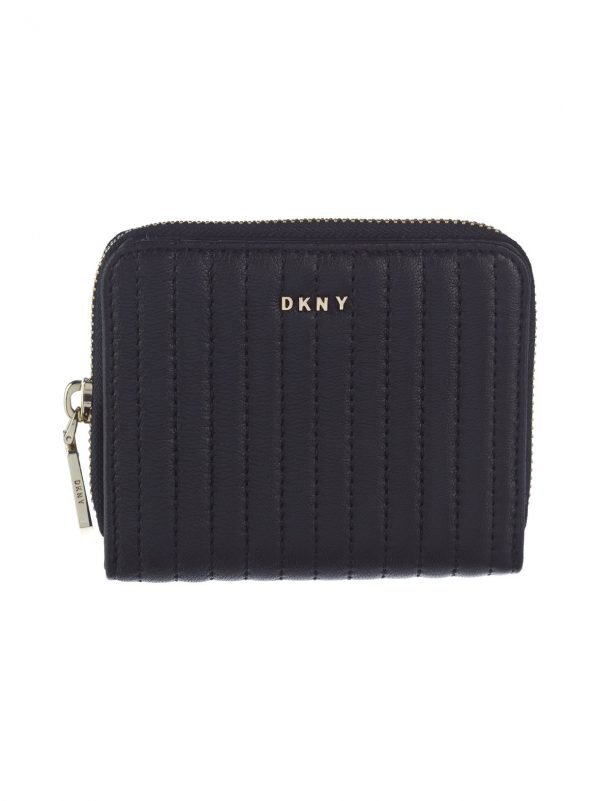 Dkny Gansevoort Pinstripe Quilted Nahkalompakko