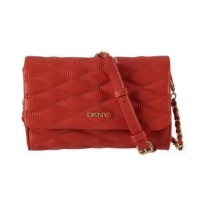 Dkny Gansevoort Quilted Nappa Flap Crossbody Nahkalaukku