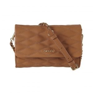 Dkny Gansevoort Quilted Nappa Flap Crossbody Nahkalaukku