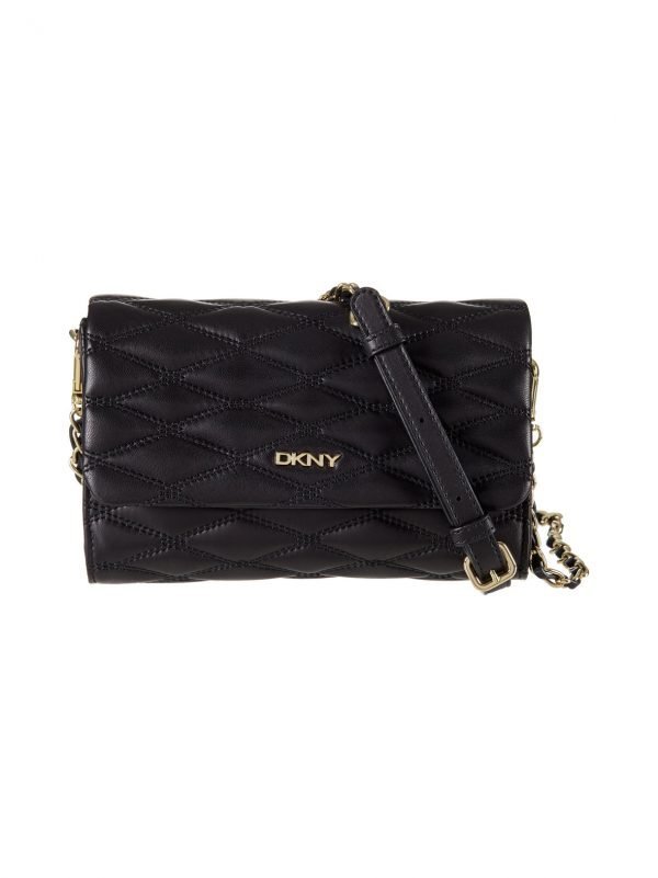 Dkny Gansevoort Quilted Nappa Flap Crossbody Nahkalaukku