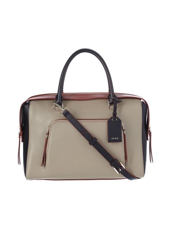 Dkny Greenwich Smooth Large Satchel Nahkalaukku