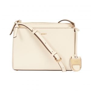 Dkny Hardware Cross Hatch Double Zip Nahkalaukku