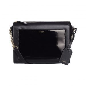 Dkny Patent Leather Chain Item Nahkalaukku