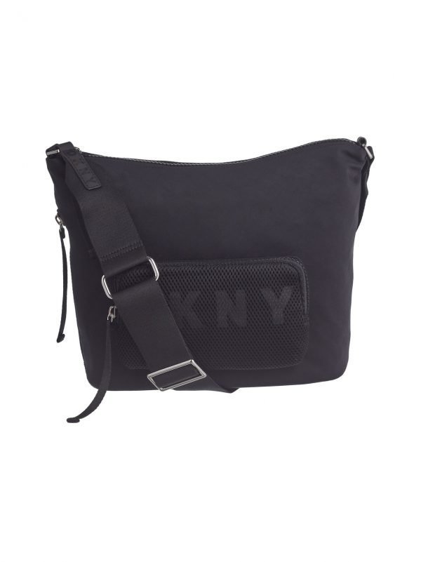 Dkny Rubbercoin Logo Messenger Laukku