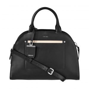 Dkny Shiny Vachetta Bowler Satchel Nahkalaukku