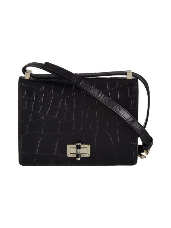 Dvf 440 Gallery Les Embossed Croc Crossbody Nahkalaukku