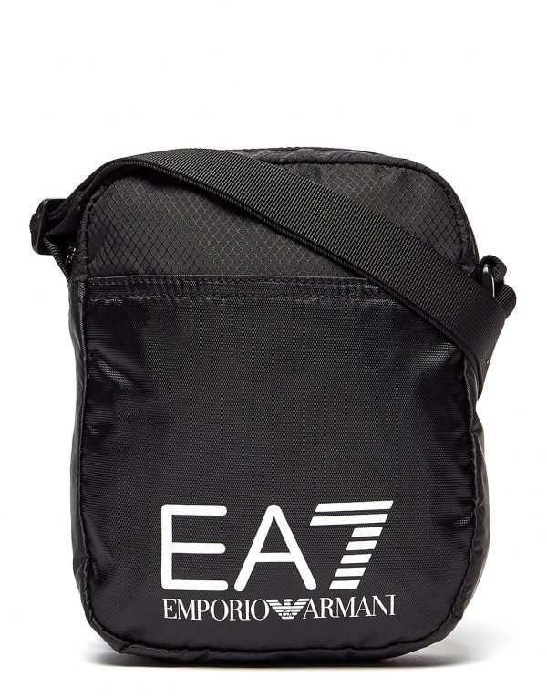 Emporio Armani Ea7 Train Logo Small Pouch Bag Olkalaukku Musta
