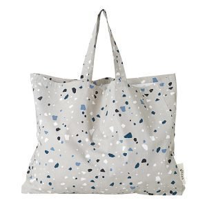 Ferm Living Terrazzo Laukku Xl Harmaa