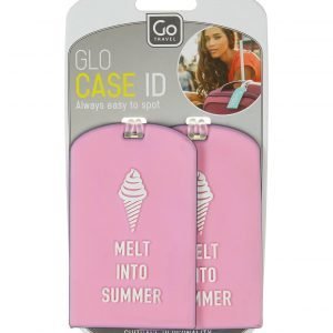 Go Travel Glo Case Id Nimilappu Matkalaukkuun 2-Pakkaus