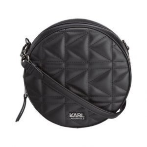 Karl Lagerfeld Kuilted Round Crossbody Nahkalaukku