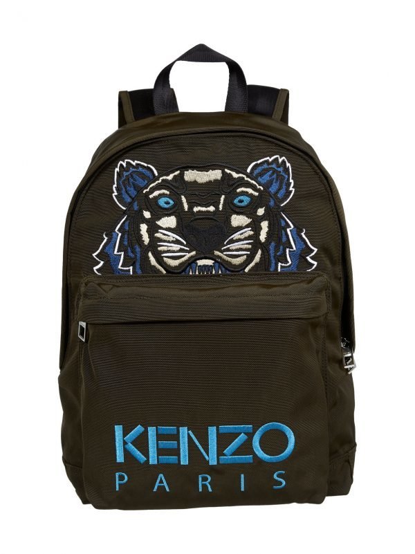 Kenzo Medium Tiger Canvas Backpack Reppu
