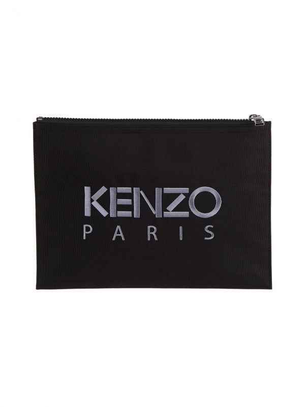 Kenzo Tiger A4 Canvas Clutch Laukku