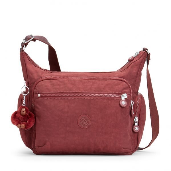 Kipling Gabbie Olkalaukku Burnt Carmine C