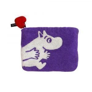 Klippan Yllefabrik Moomin Kukkaro Violetti